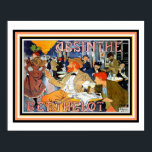 Art Nouveau Absinthe Berthelot Poster 16 x 20<br><div class="desc">Cette affiche vibrante,  Art Nouveau,  est une publicité vintage pour Absinthe Berthelot. Il mesure 16 x 20 et est prêt à cadrer.</div>