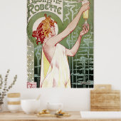 Art Nouveau Absinthe Robette hersteld in 1895 Poster (Keuken)