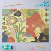 Art Nouveau Abstract Tissuepapier (Craft)