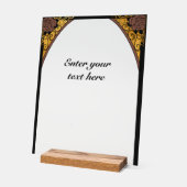 Art Nouveau Acryl Bord (Hoek)