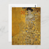  Art Nouveau Adele Bloch-Bauer I van Klimt Briefkaart (Voorkant / Achterkant)