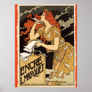 Art Nouveau, Adverteren Poster