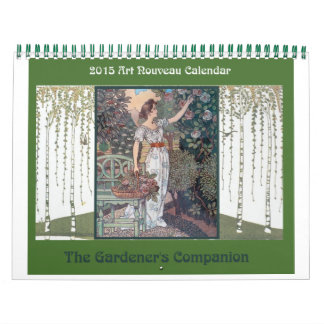 Art Nouveau Agenda 2015: Een Gardenerse metgezel Kalender