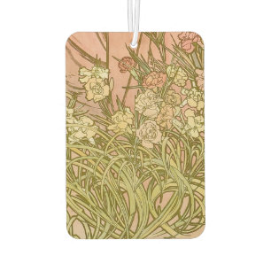 Art Nouveau Alfonse Mucha Bloem anjer bloemen Luchtverfrisser