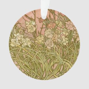 Art Nouveau Alfonse Mucha Bloem anjer bloemen Ornament