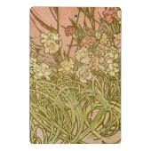 Art Nouveau Alfonse Mucha Bloemanjer bloemen Mini Klembord (Achterkant)