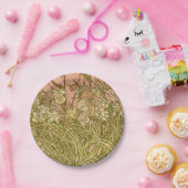 Art Nouveau Alfonse Mucha Bloemanjer bloemen Papieren Bordje (Feest)