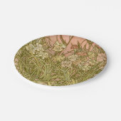 Art Nouveau Alfonse Mucha Bloemanjer bloemen Papieren Bordje (Gekanteld)