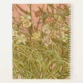 Art Nouveau Alfonse Mucha Bloemanjer bloemen Planner (Achterkant)