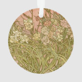 Art Nouveau Alfonse Mucha fleurs d'oeillets floral (dos)