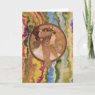 Art Nouveau - Alphonse Mucha Byzantine   Kaart