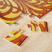 Art nouveau Alphonse Mucha Donna elegant Legpuzzel (Zijkant)