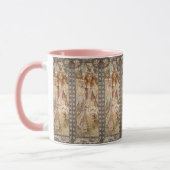 Art nouveau alphonse mucha Jeanne d'arc mug (Gauche)
