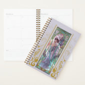 Art Nouveau Alphonse Mucha Soirée Contemplation (Devant avec enveloppe)