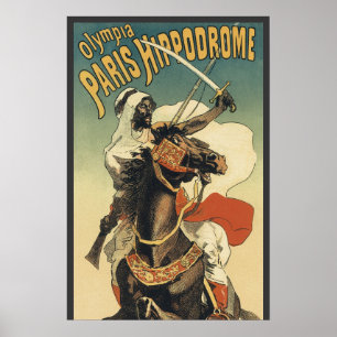Art Nouveau antiek, Arabieren van de Saharawoestij Poster
