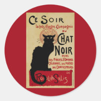 Art Nouveau-antiek, Ce Soir Chat Noir Zwarte Kat