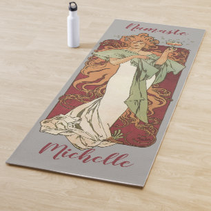 Art Nouveau-antiek, Champagne van Alphonse Mucha Yogamat