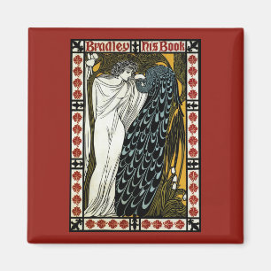 Art Nouveau antiek, De Kus door William Bradley Magneet