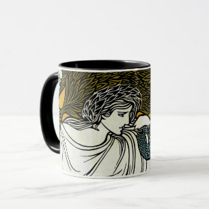 Art Nouveau antiek, De Kus door William Bradley Mok