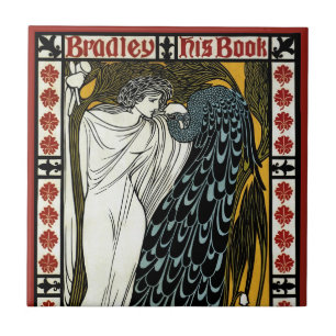 Art Nouveau antiek, De Kus door William Bradley Tegeltje