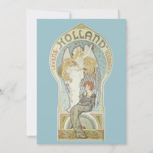Art Nouveau antiek, Holland Levensverzekering Kaart