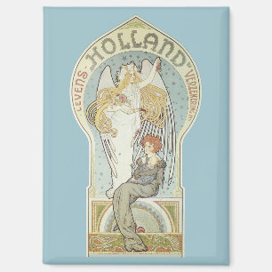 Art Nouveau antiek, Holland Levensverzekering Magneet