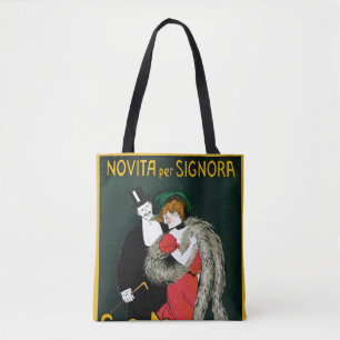 Art Nouveau Antiek, Italiaanse Mode Liefde Romanti Draagtas