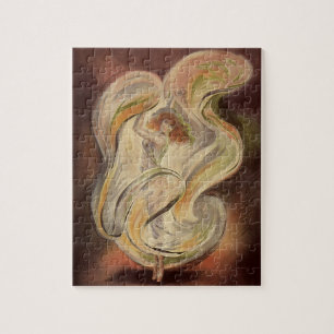 Art Nouveau antiek, La Loie Fuller moderne dansere Legpuzzel