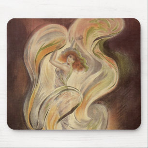 Art Nouveau antiek, La Loie Fuller moderne dansere Muismat