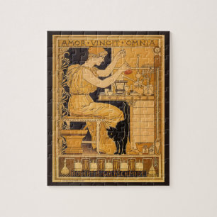 Art Nouveau antiek, Liefde overwint alles Wetensch Legpuzzel