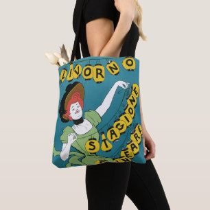 Art Nouveau-antiek, Livorno Senorita danst Draagtas