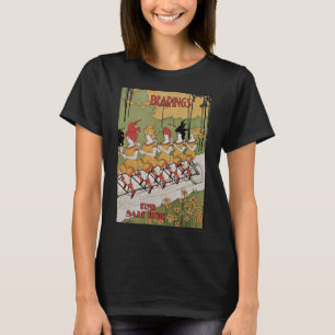 Art Nouveau antiek, Tandemfiets met lagers T-shirt