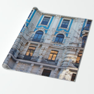 Art Nouveau-architectuur in Riga, Letland Cadeaupapier