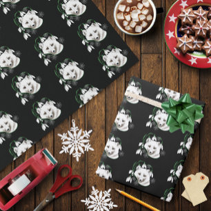 Art Nouveau Arctic White Fox Cadeaupapier