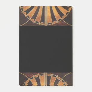 art Nouveau, art deco, , meerhoutkleuren Post-it® Notes