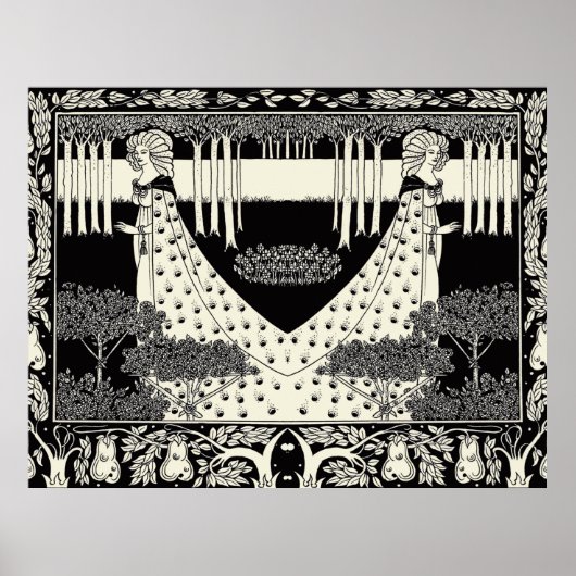 Art Nouveau Aubrey Beardsley Salome Poster (Voorkant)