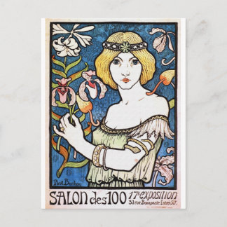 Art Nouveau  Beauty - Briefkaart
