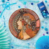 Art Nouveau Beauty Papieren Bordje (Feest)