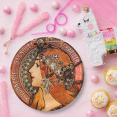 Art Nouveau Beauty Papieren Bordje (Feest)