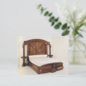 Art Nouveau bed, 1900 Briefkaart (Staand voorkant)
