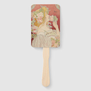 Art Nouveau Belle Époque Dame Rozen Livemont Handwaaier