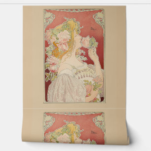Art Nouveau Belle Époque Damesrozen Livemont Behang