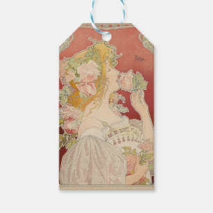 Art Nouveau Belle Époque Damesrozen Livemont Cadeaulabel