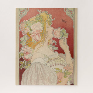 Art Nouveau Belle Époque Damesrozen Livemont Legpuzzel