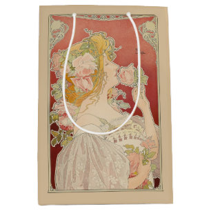 Art Nouveau Belle Époque Damesrozen Livemont Medium Cadeauzakje