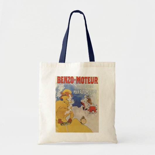 Art Nouveau, Benzo Moteur van Jules Cheret Tote Bag (Voorkant)