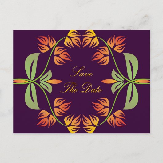 Art Nouveau Bewaar de datum Briefkaarten (Voorkant)