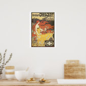  art nouveau Bicycles en Poster (Keuken)