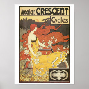  art nouveau Bicycles en Poster