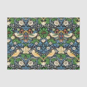 Art Nouveau Bird and Flower Tapestry Pattern Tissuepapier